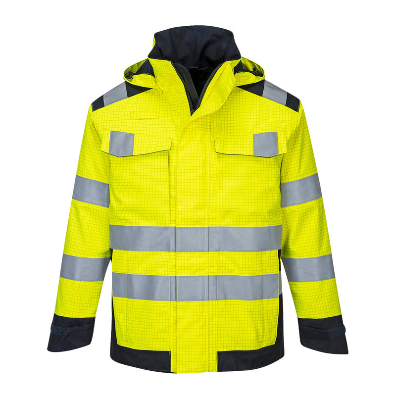 Portwest Flame Resistant Hi-Vis Jacket MV70