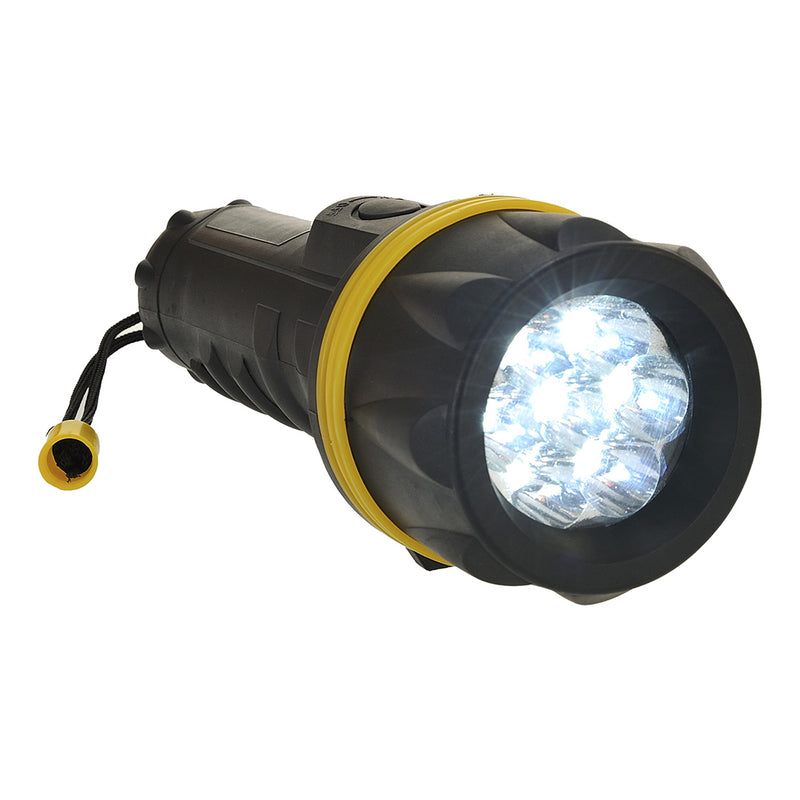 7 LED Rubber Torch  PA60