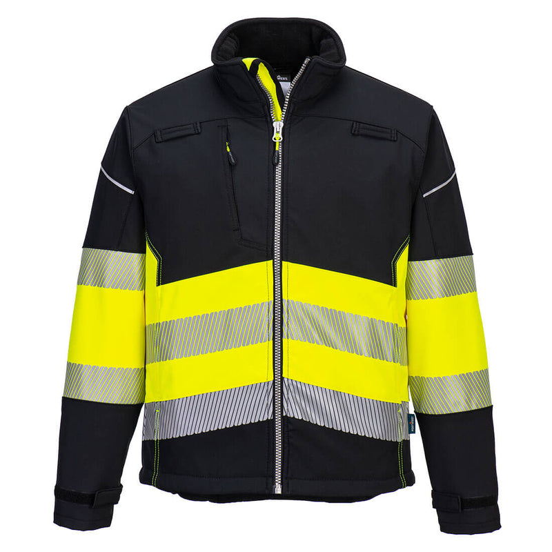 Portwest Hi-Vis 3 Layers Softshell Jacket PW375