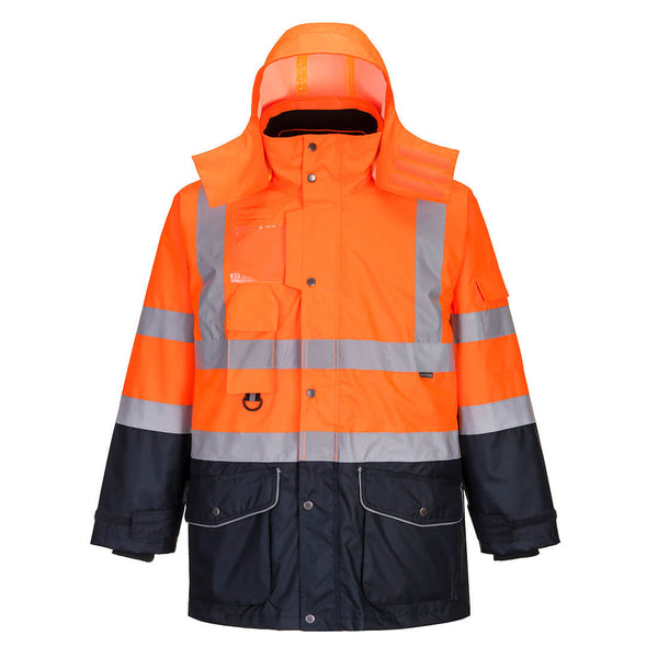 Portwest Hi-Vis Breathable 7-in-1 Traffic Jacket S426