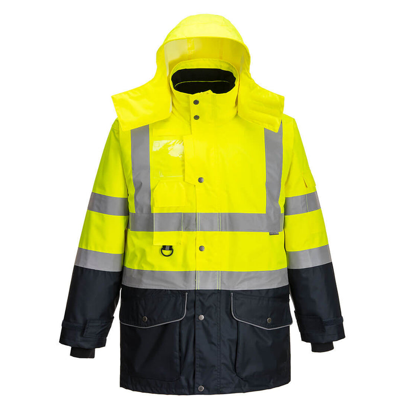 Portwest Hi-Vis Breathable 7-in-1 Traffic Jacket S426