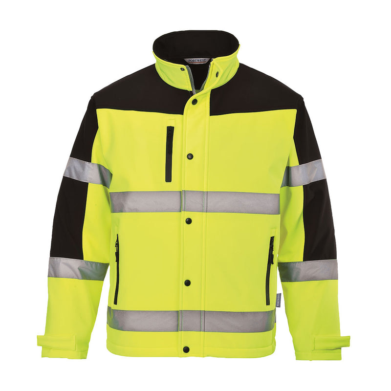 Portwest Hi-Vis Contrast Softshell Jacket S429