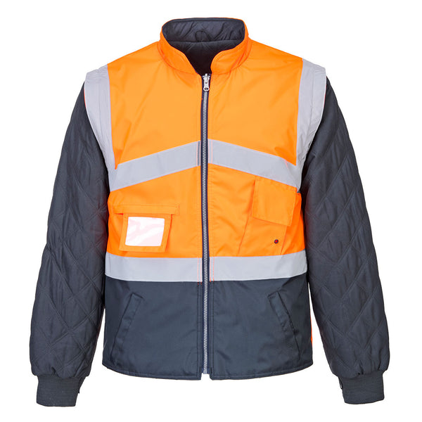 Portwest Hi-Vis Breathable 2-in-1 Reversible Jacket S769