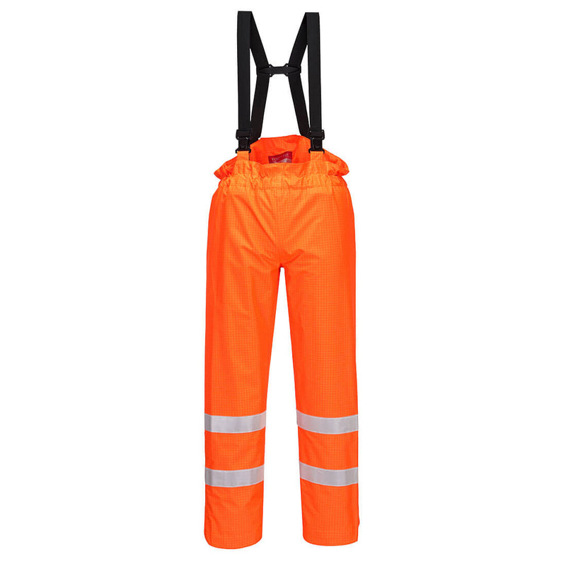 Bizflame Rain Unlined  Hi-Vis Antistatic FR Trousers S780