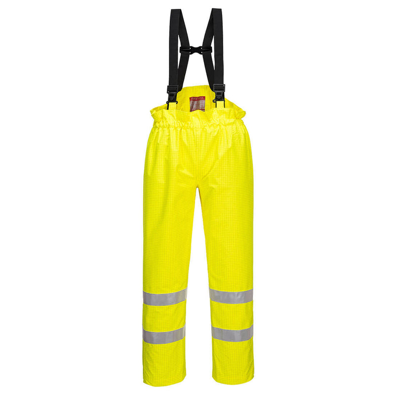 Bizflame Rain Unlined  Hi-Vis Antistatic FR Trousers S780