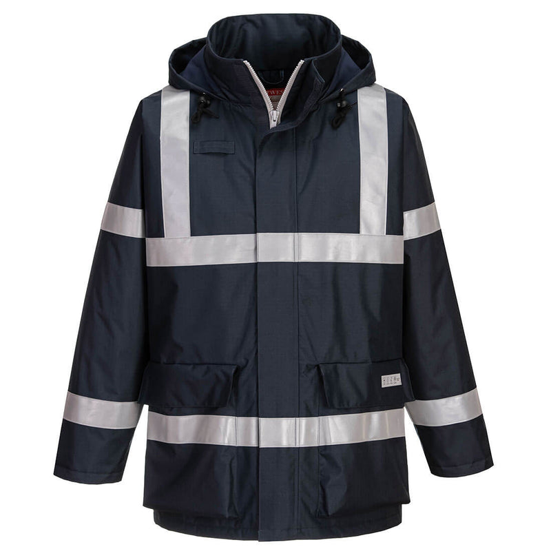 Portwest Bizflame Rain Anti-Static Hi-Vis Jacket S785