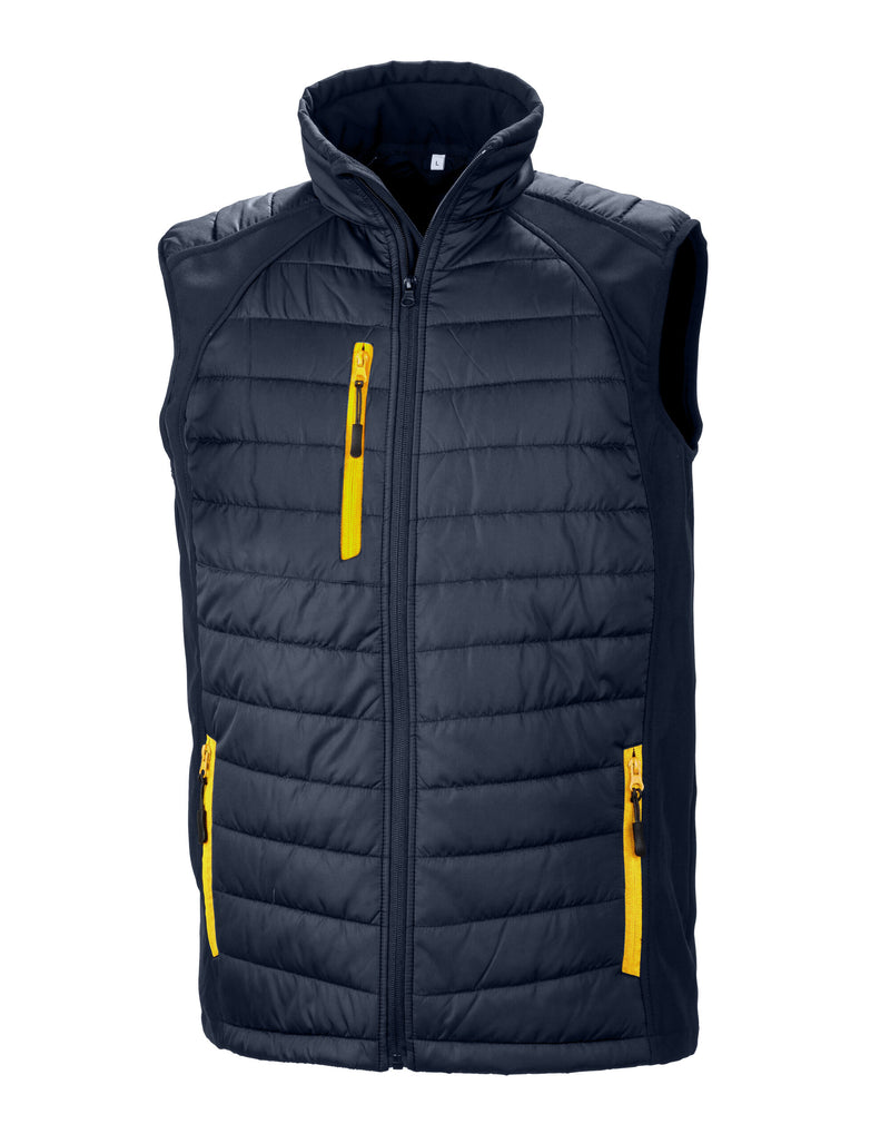 Result Genuine Recycled Compass Pad Softshell Gilet R238X