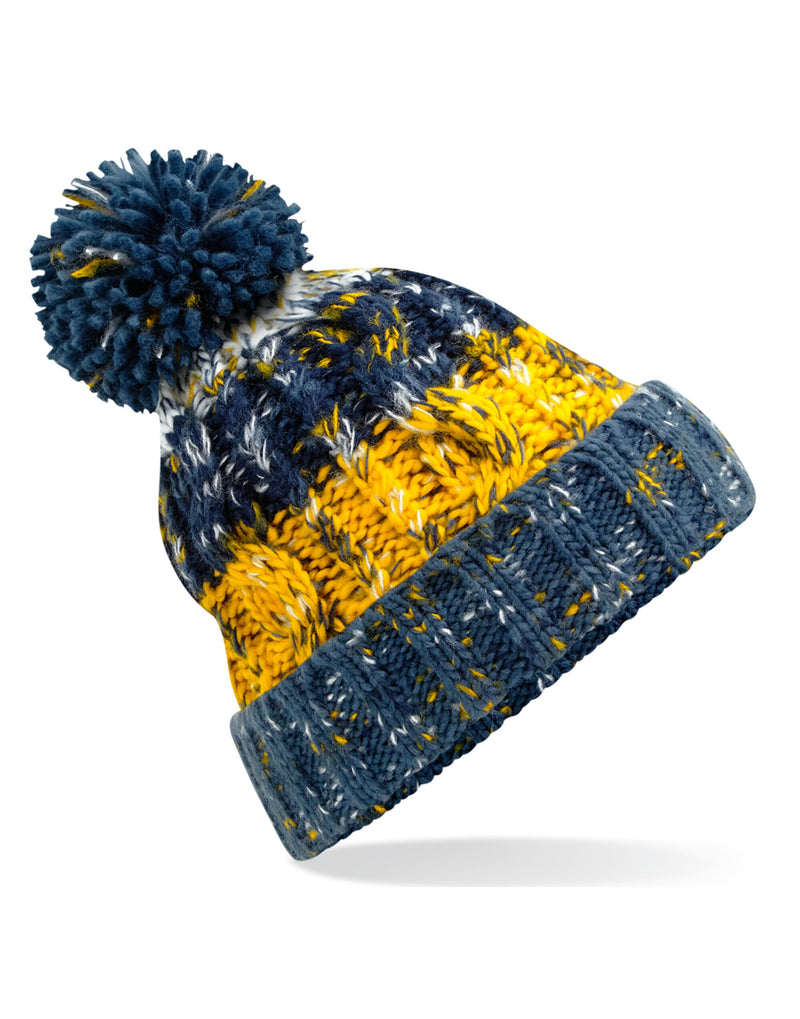 Beechfield  Corkscrew Pom Pom Beanie B486