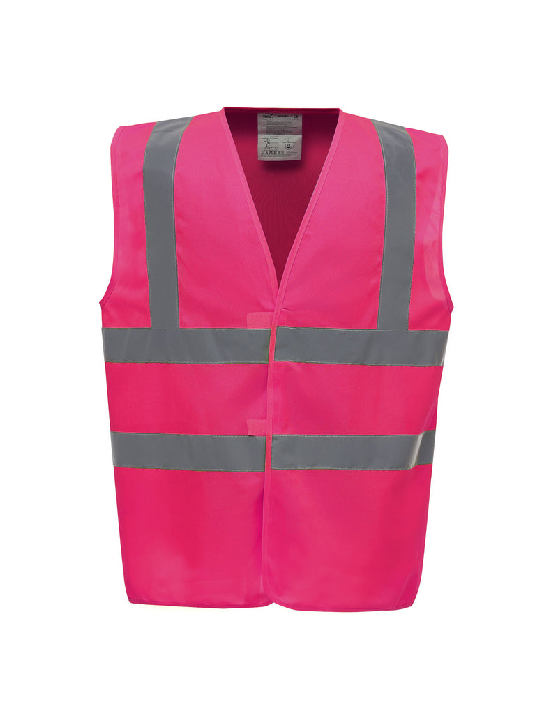 Yoko Enhanced Hi-Vis Safety Vest Waistcoat HVW100EV