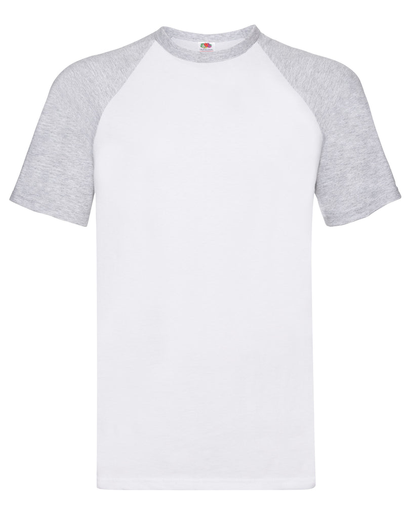 FOTL Men's Valueweight Short Sleeve Baseball T-Shirt 61026