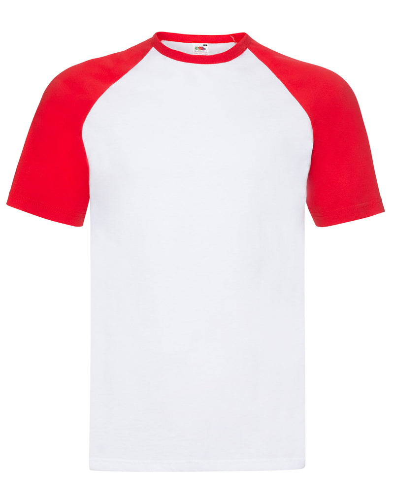 FOTL Men's Valueweight Short Sleeve Baseball T-Shirt 61026