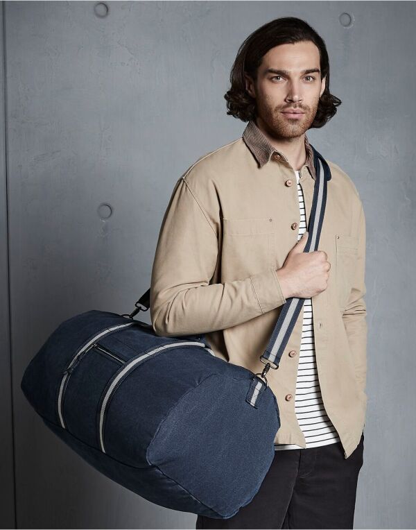 Quadra Vintage Canvas Holdall QD613 QD613