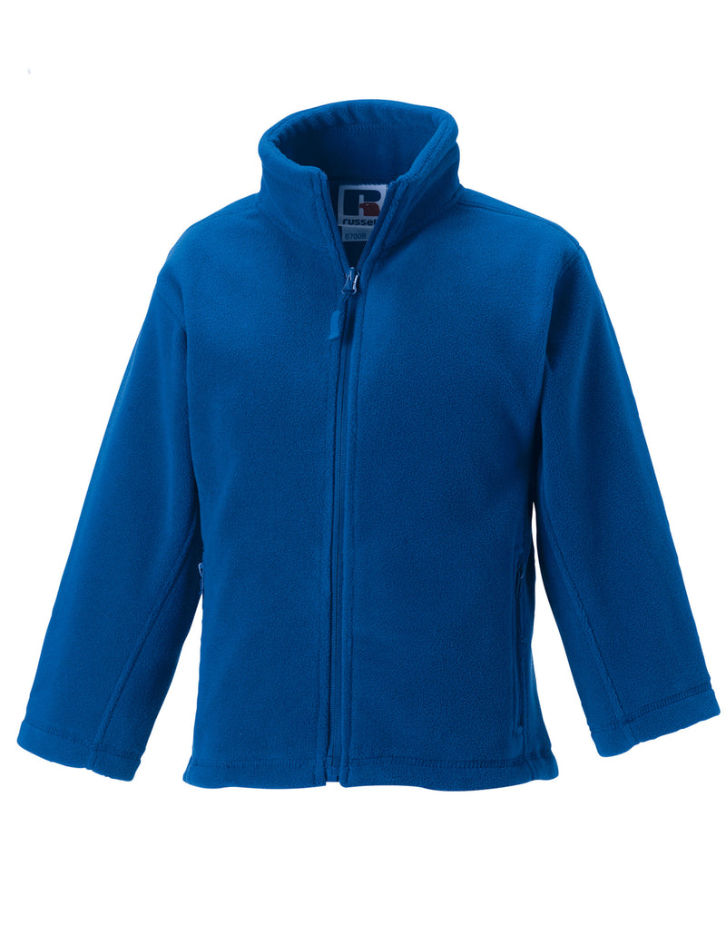 Russell Kids Full Zip Outdoor Fleece 8700B