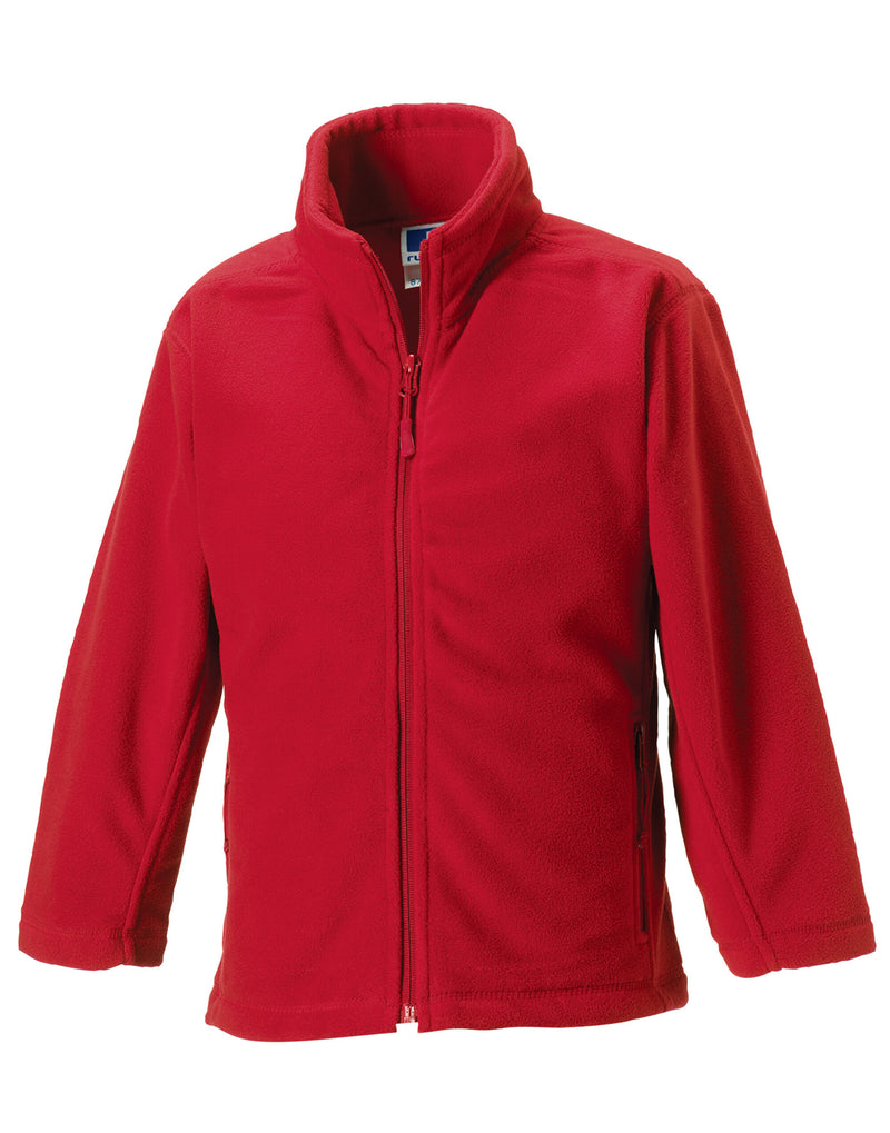 Russell Kids Full Zip Outdoor Fleece 8700B