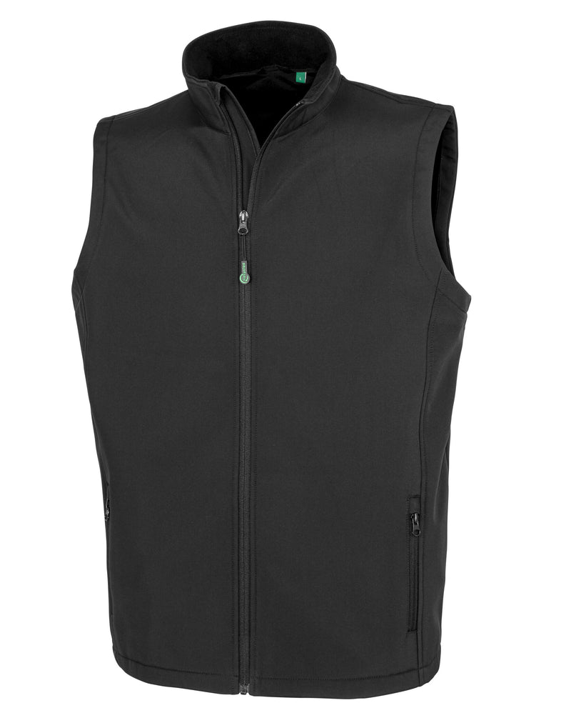 Result Genuine Recycled Men's Recycled 2-Layer Printable Softshell Bodywarmer R902M