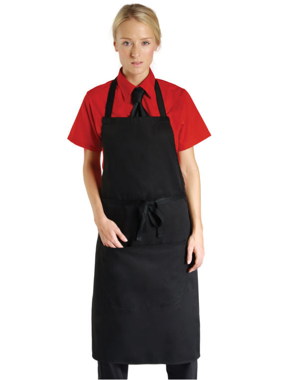 Dennys Low Cost Bib Apron With Pocket DP55CNQ DP55CNQ