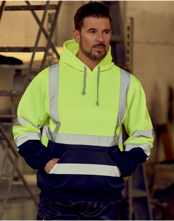 Yoko Hi-Vis Pull-Over Hoodie HVK05 HVK05