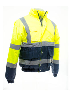 Yoko Hi-Vis 2 Tone Bomber Jacket HVP218