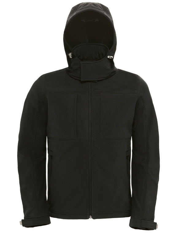 B&C Hooded 3 Layer Softshell Jacket JM950