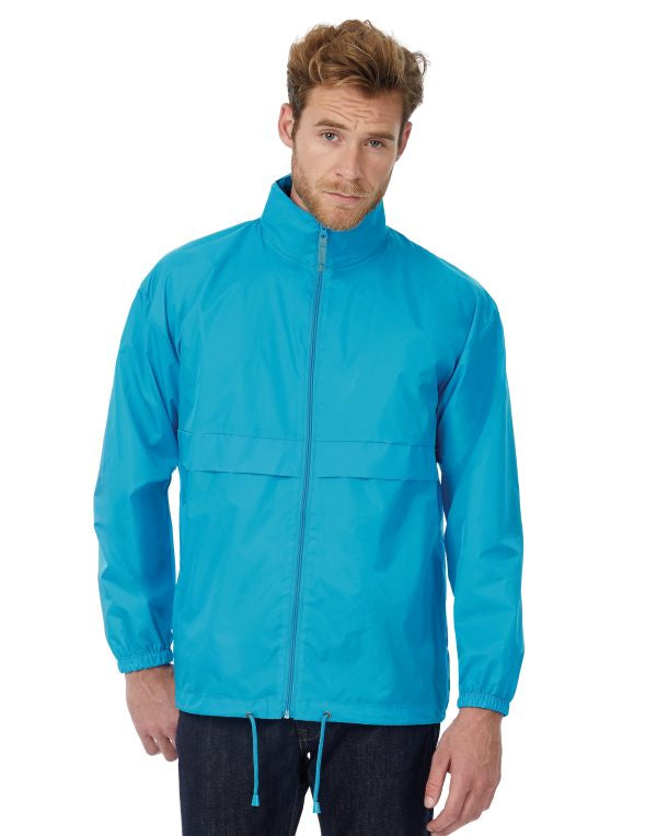 B&C Men's Sirocco Windbreaker Jacket JU800 JU800