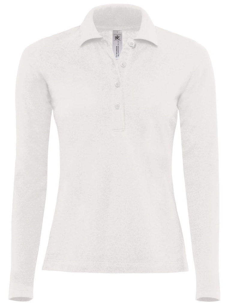 B&C Safran Pure Women's Long Sleeve Polo PW456