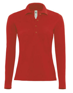 B&C Safran Pure Women's Long Sleeve Polo PW456 PW456