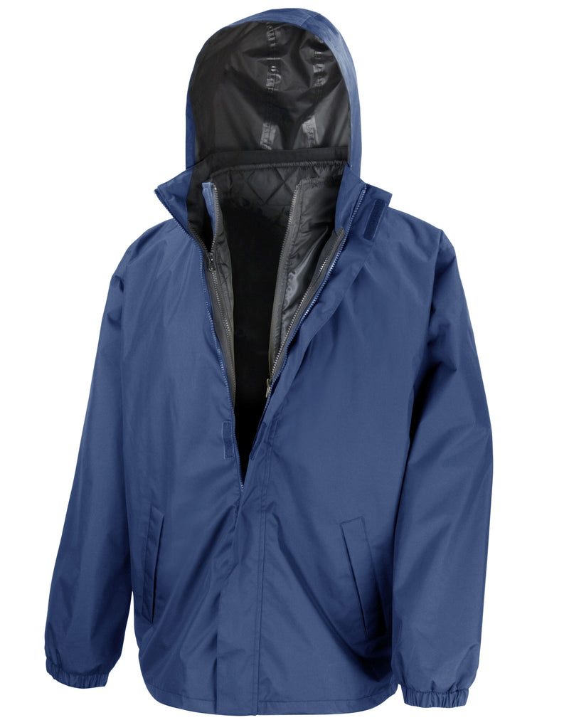 Result Core 3-in-1 Jacket With Quilted Bodywarmer R215X