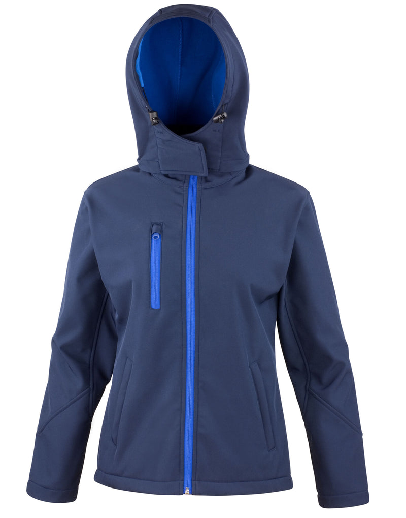 Result Core Women's TX Performance Hooded Softshell Jacket R230F
