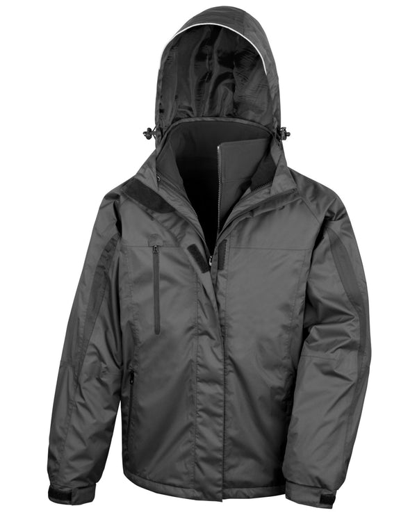 Result Men's 3-in-1 Journey Jacket with softshell inner R400M