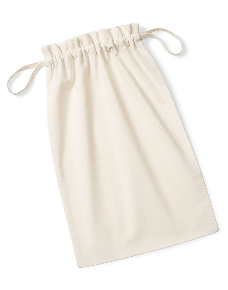 Westford Mill Organic Cotton Draw Cord Bag W118